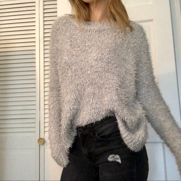 Topshop Sweaters - TopShop Eyelash Sweater